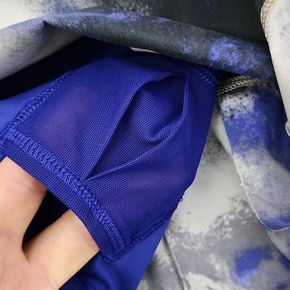 Lululemon Run Pace Setter Skort Milky Way Multi Print Black Pigment Size 8 Reg - Picture 12 of 16